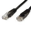 Roline VALUE UTP mrežni kabel Cat.6, 0.5m, crni