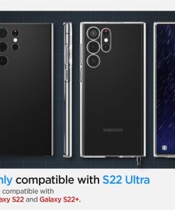 Spigen Liquid Crystal, zaštitna maska za telefon, prozirna - Samsung Galaxy S22 Ultra