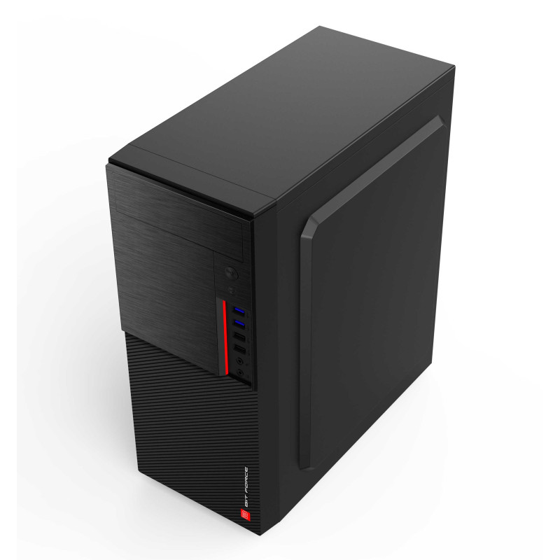 Bit Force BLADE BS-4 v2.0 Midi Tower ATX kućište bez napajanja, crno