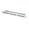 Roline VALUE Cat.5e/Class D 19" Patch Panel 24-porta STP, svijetlo sivi