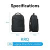 Vention Water-Repellent Laptop Backpack Black, 20L