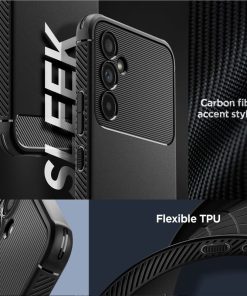 Spigen Rugged Armor, zaštitna maska za telefon, crna - Samsung Galaxy A54 5G (ACS05888)