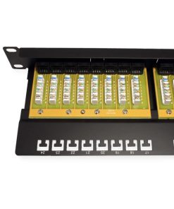 Roline VALUE Cat.6/Class E 19" Patch Panel 24-porta UTP, crni