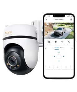 TP-Link Tapo C530WS kamera 3K 5MP(2880×1620) H.264, 360° /130° Pan/Tilt, Starlight-Color Night Vision, microSD, dvosmjerni audio, detekcija pokreta, vodootporna IP66, Wi-Fi, Tapo app