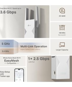 TP-Link BE3600 bežični pojačivač dometa WIFi7 (Range Extender)