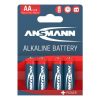 Ansmann Alkaline Battery AA LR6 4 pcs. paper blister