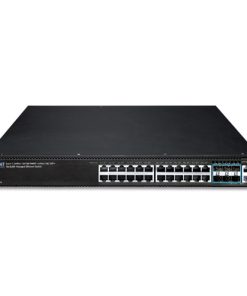 PLANET Layer 3 24-Port 10/100/1000T + 6-Port 10G SFP+ Stackable Managed Switch, Hardware-based Layer 3 IPv4/IPv6 Routing