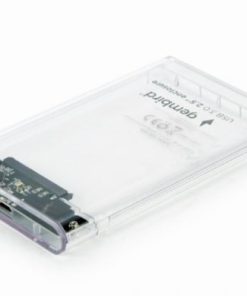Gembird USB 3.0 2.5'' enclosure, for 9.5 mm drive, transparent plastic