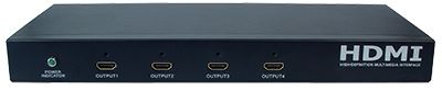 Transmedia HDMI Splitter for 4 Devices