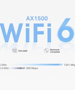 TP Link AX1500 Deco X10 (1-pack) Mesh Wi-Fi 6 Dual-Band, 300 Mbps/1201 Mbps (2,4GHz/5GHz) 2×Gigabit port, Deco App
