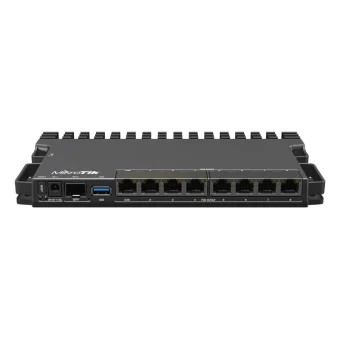 Mikrotik RouterBOARD RB5009UPr+S+IN, ARMv8 CPU, 1GB DDR4 RAM, 1GB NAND, 1×2.5Gbit LAN, 7×1Gbit LAN, 802.3af/at PoE-out/-in, 1xSFP+, RouterOS L5, metalno desktop kućište, PSU
