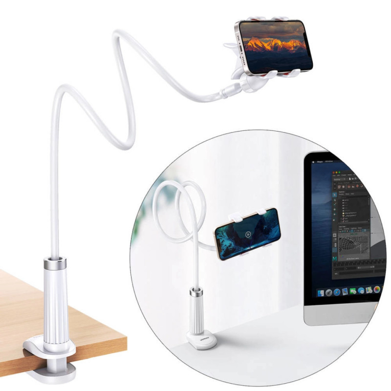 UGREEN držač za smartphone, fleksibilni, bijeli, 90cm