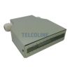NFO Patch Panel DIN Rail, 12x SC Simplex LC Duplex