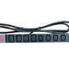 NaviaTec PDU (Power Distribution Unit) sa 4x IEC C19 4x IEC C13 priključaka, kabel IEC C20, 19"