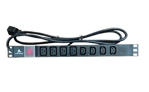 NaviaTec PDU (Power Distribution Unit) sa 4x IEC C19 4x IEC C13 priključaka, kabel IEC C20, 19"