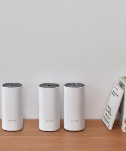 TP-Link AC1200 Deco E4 (3 pack) Mesh Wi-Fi, Dual-Band 300Mbps/867Mbps (2.4GHz/5GHz), 2×LAN, 2×interna antena, Deco App