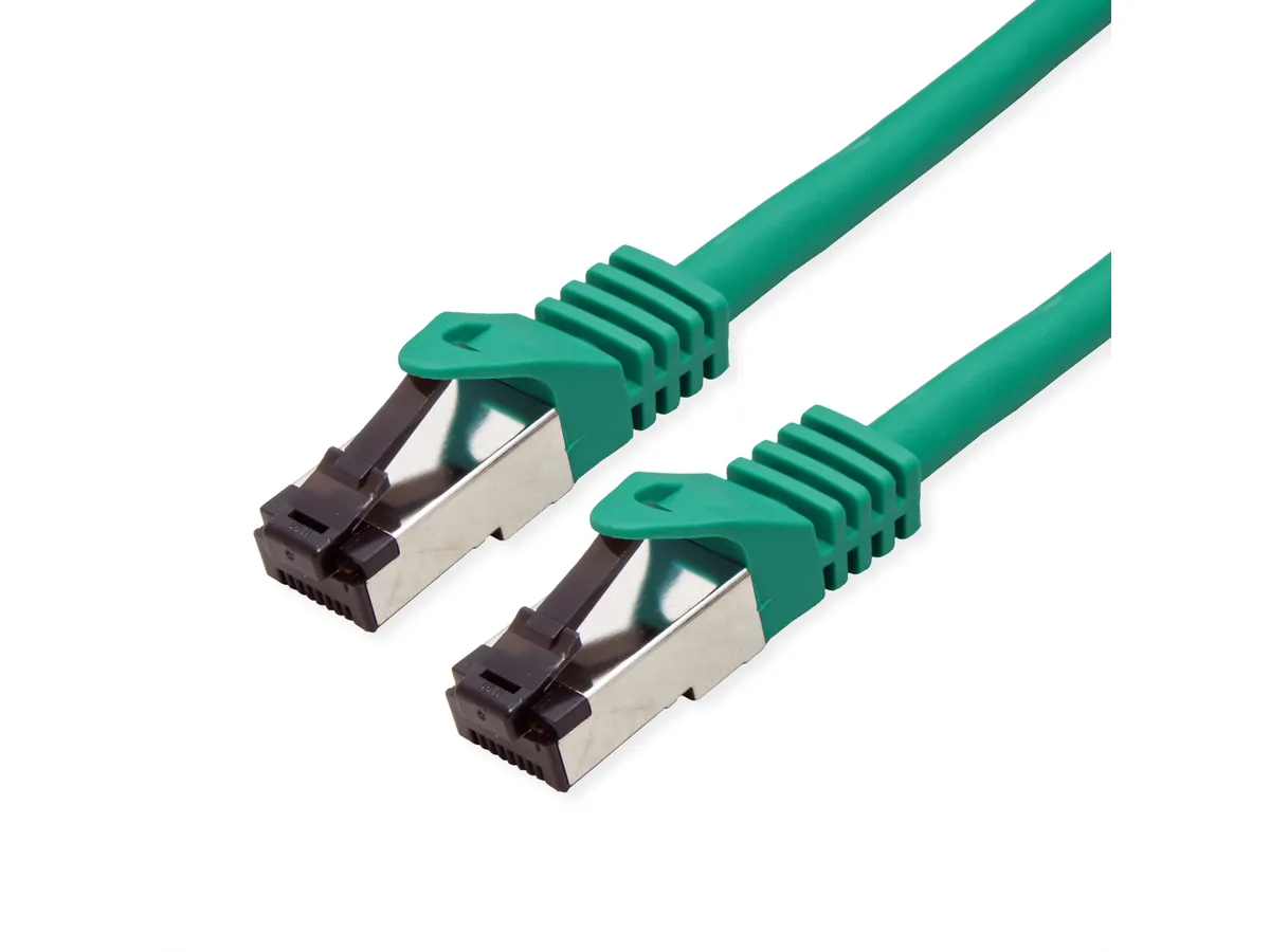Roline VALUE S/FTP mrežni kabel Cat.8 (Class I), LSOH, stranded, 1.0m, zeleni
