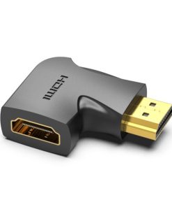 Vention HDMI 90 Degree Male to Female Vertical Flat Adapter Black