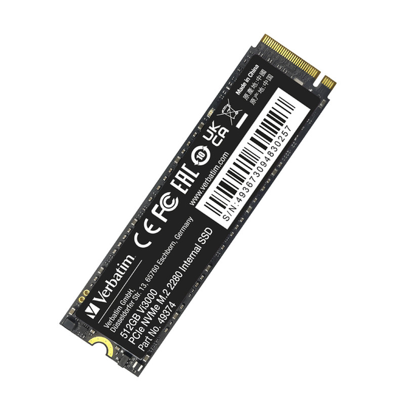 Verbatim Vi3000 512GB SSD M.2 NVMe PCIe Gen3x4