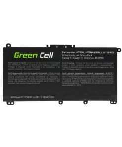 Green Cell (HP163) baterija 3550 mAh,11.55V HT03XL do HP 240 G7 245 G7 250 G7 255 G7, HP 14 15 17, HP Pavilion 14 15