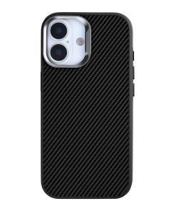 Rixus Mag Carbon With MagSafe Compatible For Apple iPhone 17 Titanium Black
