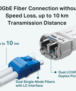 TP-Link 10G-LR SFP+ LC 1310 nm Single-mode, LC Duplex konektor, do 10 km