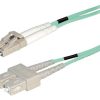 Transmedia Fibre optic MM OM4 Duplex Patch cable LC-SC 20m