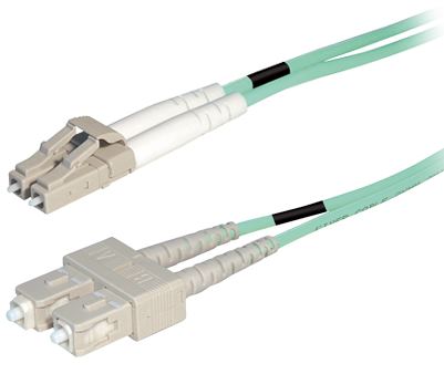 Transmedia Fibre optic MM OM4 Duplex Patch cable LC-SC 20m