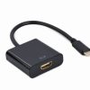 Gembird USB Type-C to HDMI adapter cable, 4K@30Hz, 15 cm, black