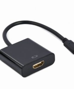 Gembird USB Type-C to HDMI adapter cable, 4K@30Hz, 15 cm, black