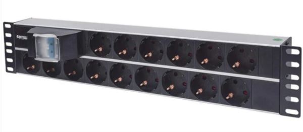 Intellinet 19" 2U Rackmount 15-Output Power Distribution Unit (PDU)
