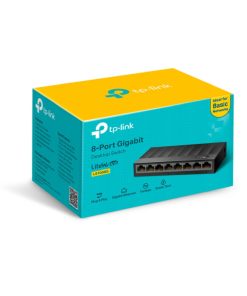 TP Link 8-port Gigabit Desktop preklopnik (Switch), 802.3X Flow Control, vanjsko napajanje