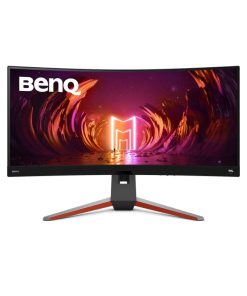 BenQ 34" EX3410R WQHD (3440×1440) VA 21:9 zakrivljeni 1000R, HDRi, 144Hz, 1ms, 400 cd/m2, 3000:1, 2×HDMI, DP, 2×USB-A 3.0, USB-B, PIP/PBP, zvučnici+woofer, HAS, crni