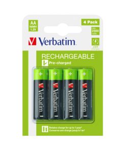 Verbatim AA-LR6 Mignon punjiva baterija NiMH,2500mAh (4 komada)