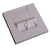 EuroLan modular wall sockets UTP into a wall (without keystones )