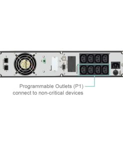 Fortron Source UPS Clippers Rack/Tower 1000VA/1000W, On-line double conversion, USB, RS-232, EPO, 8×C13, 2×9Ah,LCD