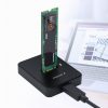 Gembird Desktop USB Type-C M.2 SATA NVME SSD drive docking station, black