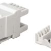NaviaTec CAT6 RJ45 unshielded Keystone Jack, 180 degree type