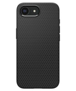 Spigen Liquid Air, zaštitna maska za telefon, mat crna - iPhone 17e/16e (ACS09161)