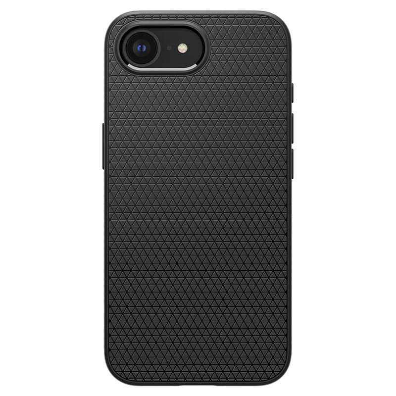 Spigen Liquid Air, zaštitna maska za telefon, mat crna - iPhone 17e/16e (ACS09161)