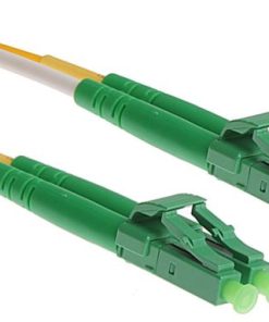 NFO Patch cord, LC APC-LC APC, Singlemode 9 125, G.657A2, Duplex, 10m