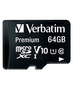 Verbatim memorijska kartica Premium Micro SDXC 64GB Class 10 + adapter