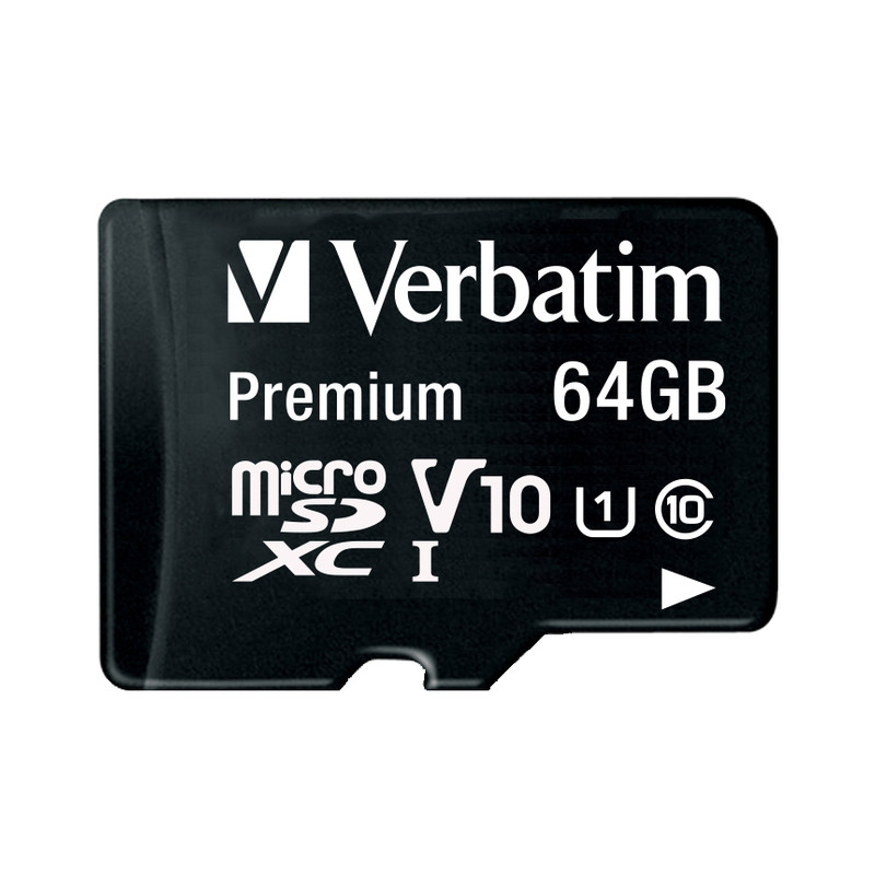 Verbatim memorijska kartica Premium Micro SDXC 64GB Class 10 + adapter