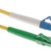 NFO Patch cord, LC UPC-LC APC, Singlemode 9 125, G.657A2, Simplex, 3m
