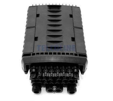 NFO Splice Closure, 4 inputs, 24 outputs, Wall and pole mount