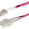 Transmedia Fibre optic MM OM4 Duplex Patch cable LC-SC 10m