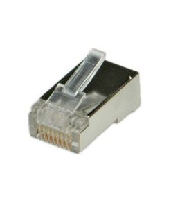 NaviaTec CAT5e shielded RJ45 plug for round cable, 10pc