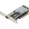 DIGITUS Single Port 10G SFP PCIe Network Card