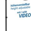 Transmedia Mobile Pedestal for Flat Screens