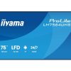 IIYAMA 75" LH7564UHS-B1AG 4K UHD (3840x2160) VA Signage 24/7, 500 cd/m2, 5000:1, Android OS 14, iiShare, iiControl, iiSignage2